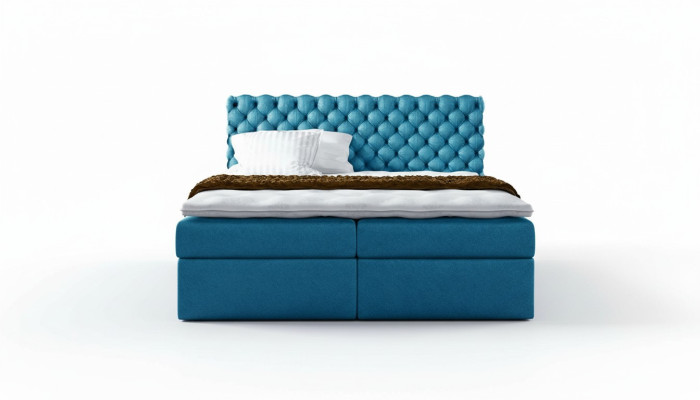 Chesterfield Boxspringbett Doppelbett Ehebett Bett Polsterbett Betten 200x200cm
