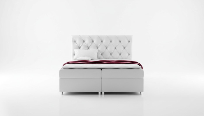 Chesterfield Bett Modern Boxspringbett Doppelbett Polsterbett Betten 200x200 Neu
