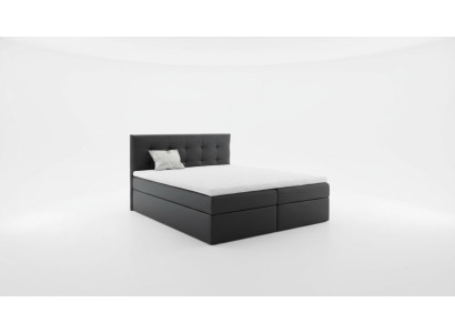 Ehebett Betten Polsterbett Boxspringbett Doppelbett Bett mit Bettkasten Schwarz
