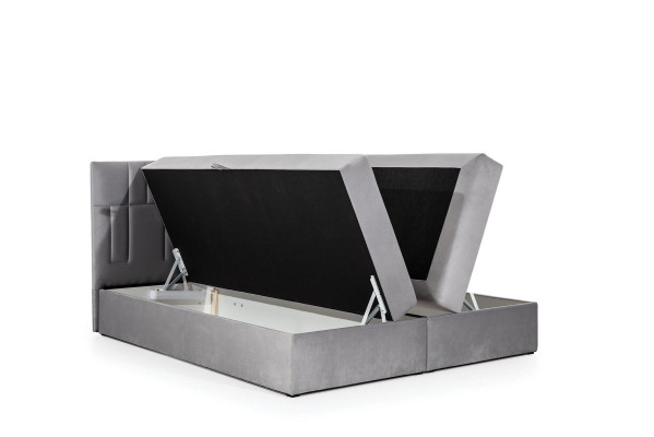 Doppelbett Boxspringbett Bett mit Bettkasten Ehebett Betten Polsterbett Rot Neu