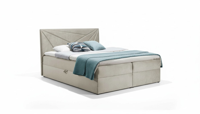 Doppelbett Bett mit Bettkasten Boxspringbett Ehebett Betten Polsterbett 180cm