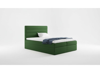 Bett mit Bettkasten Ehebett Betten Grün Polsterbett Boxspringbett Doppelbett Neu