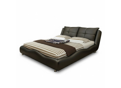 Modernes Hotel Gestell Luxus Schlaf Zimmer Betten Design Leder Bett