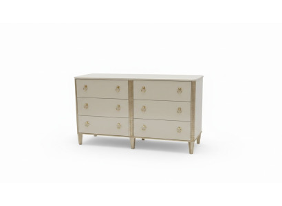 Kommode 160 cm Kommode Schlafzimmer Möbel Holz Beine multifunktionale Modern