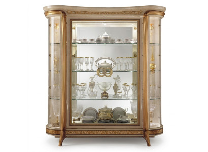 Vitrine Schrank Vitrinen Wohnzimmer Schränke Schau Design Italienische Möbel Neu