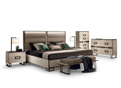 Bett Polster Klassische Doppelbett Holz 180x200cm Betten Hotel Schlafzimmer Neu