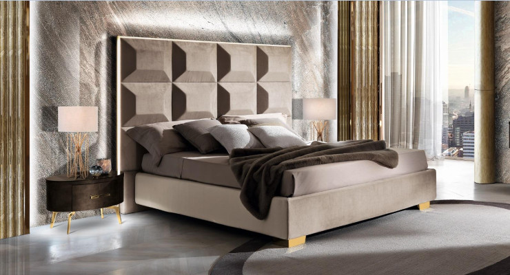 Design Modern Luxus Schlafzimmer Nachttisch Betten Bett 3tlg. Schlafzimmer Set