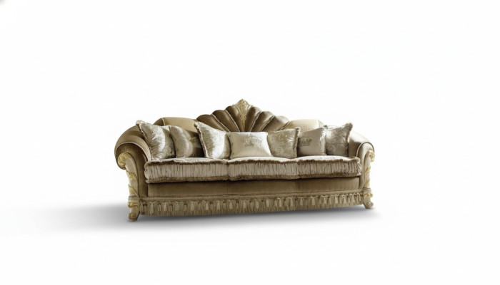 Design Sofa Couch Polster Sofas Couchen Sitz Klassisch Textil 3 Sitz Dreisitzer