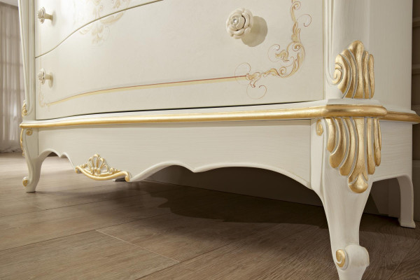 Kommode Schlafzimmer Kommoden Klassische Holz Sideboard Schrank Hochschrank Neu