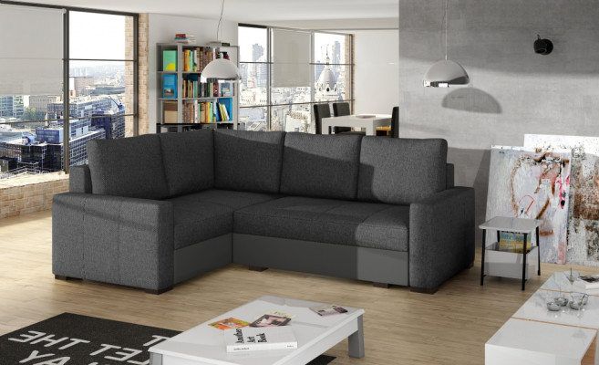 Ecksofa L Form Sofa Couch Polster Ecksofas Wohnlandschaft Ledersofa Möbel Stoff
