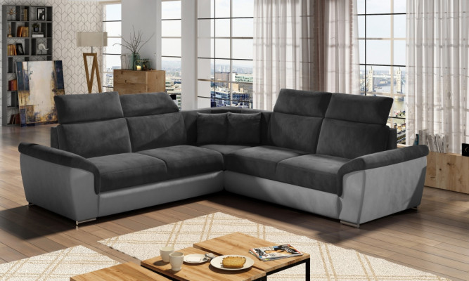 Ecksofa L-Form Wohnlandschaft Designer Sofa Couch Polster Sitz Garnitur Sofas