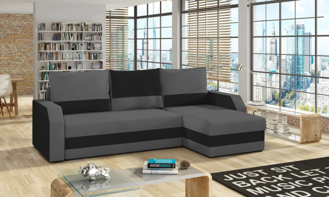 Stoff L-Form Couch Wohnlandschaft Ecksofa Garnitur Modern Design Sofa Couchen