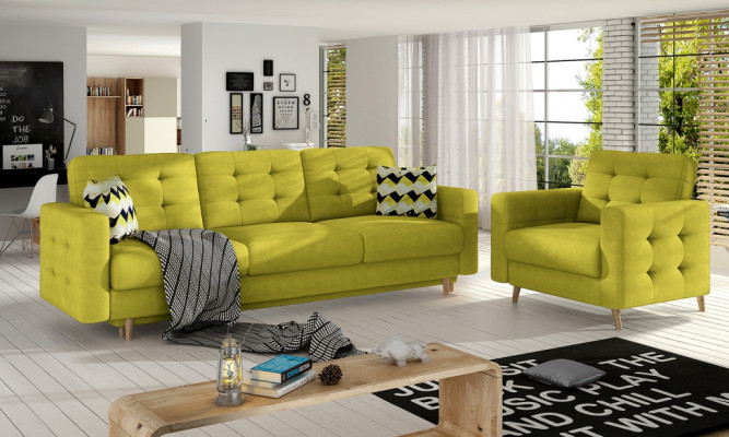 Chesterfield Couch Polster 3+1 Sitzer Polstermöbel Sofagarnitur Couchen Sofas