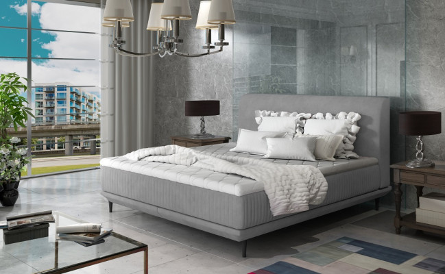 Designer Polsterbett Bett Betten Doppelbett Deko Ehebett Designerbett NEU