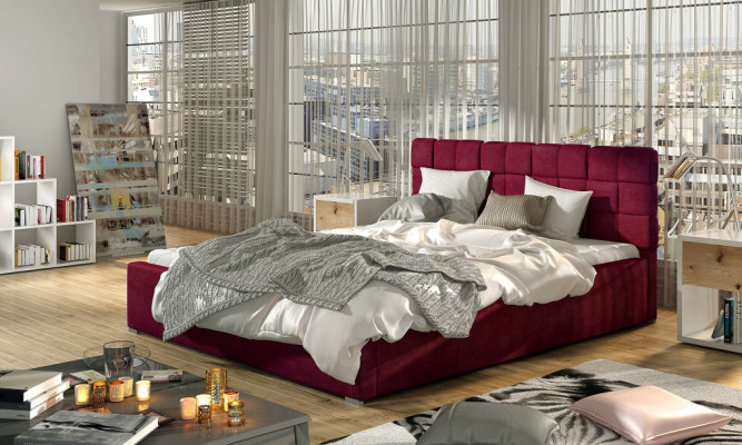 Designer Bett Schlafzimmer Betten Textil Hotel Luxus Polster 200x200cm