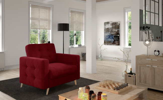 Sessel Designer Stuhl Polster Relax Stoff Textil Lounge Neu Fernseh 1 Sitzer
