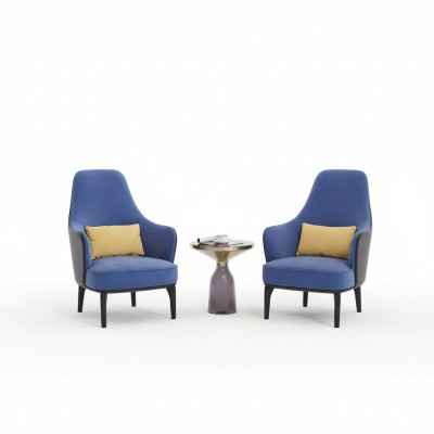 Lounge Luxus Fernseh Club Polster Sitzer  Sessel Design Couch Sofa Relax Stoff