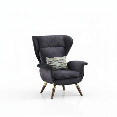 Sessel Design Couch Sofa Sitzer Luxus Ohren Sitz Relax Leder Lounge Club Polster