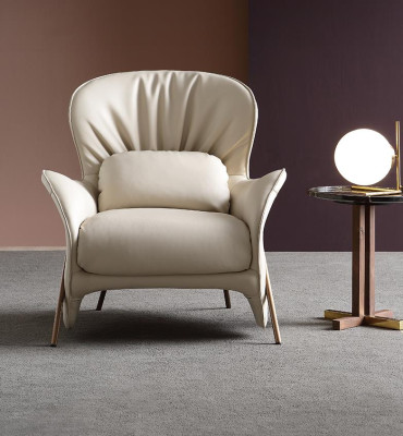 Luxus Stuhl Polster Cocktail Relax Lounge Club Stühle Möbel Design Sessel Leder