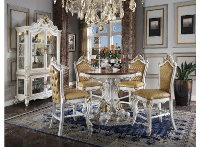 Barock Runder Esstisch Rund Klassischer Tisch Runde Rund Tische Holz