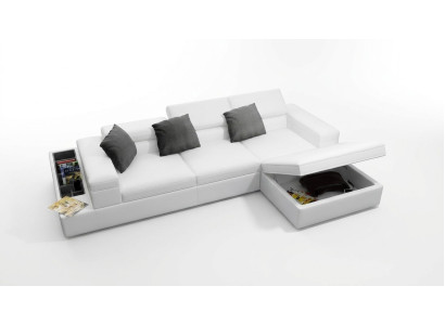 Eck Sofa Polster Couch Sitz Ecke Leder Sofa L Form Wohnlandschaft