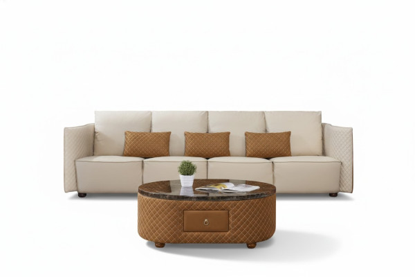 Sofa Couch 310cm Polster Sofas 5 Sitzer Textil Wohnzimmer big xxl Couchen