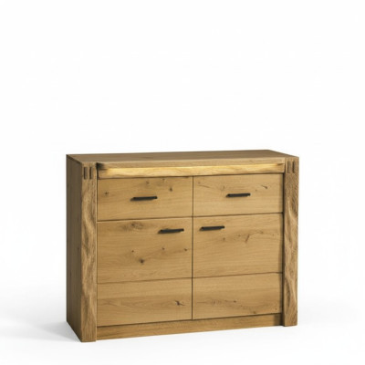 Design Kommode Kommoden Holz Anrichte Moderne Sideboard Hoch Schrank 116cm Neu