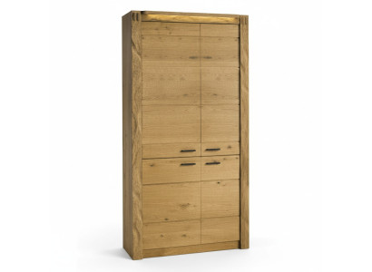 Hochschrank Mehrzweck Schrank Schubladen Wohnzimmer Regal Vitrine Antik Stil Neu
