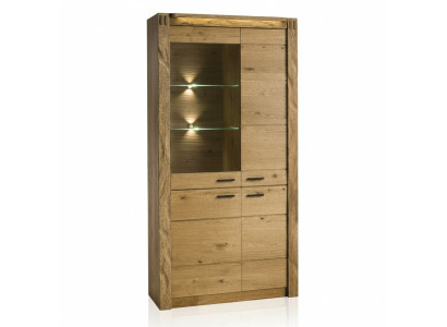 Vitrine Schrank Kommode Wohnzimmer Glas Regal Vitrinen Regale Holz Schränke Neu