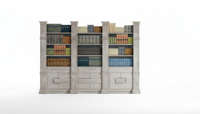 Klassisch Regal Wandregal Bücherschrank Bücherregal Wohnwand Wohnzimmer
