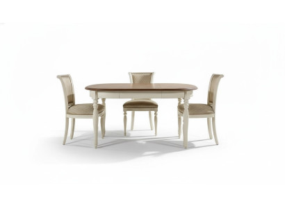 Set Esstisch 4x Stühle Lehn Stuhl Garnitur Tische Esszimmer Gruppe 5tlg
