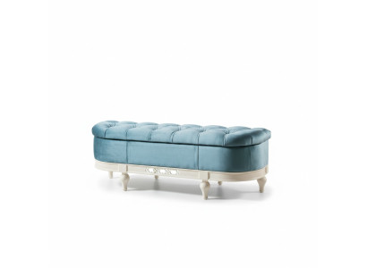 Hocker Fußhocker Beistellhocker Ottomane Chaiselounge Sitzbank Chesterfield