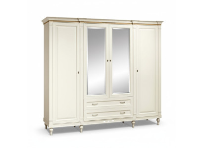 Klassische Schränke Schrank Schrankwand 4 Türen Holz Möbel Schlafzimmer