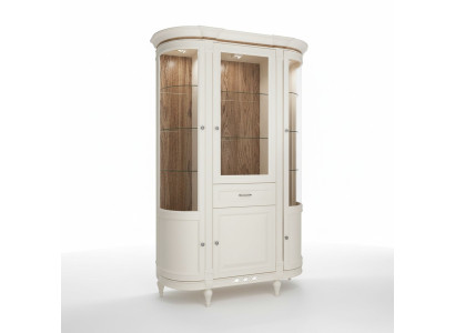 Klassische Schränke Vitrine Holz Edler Luxus Glas Schrank Holz Regal
