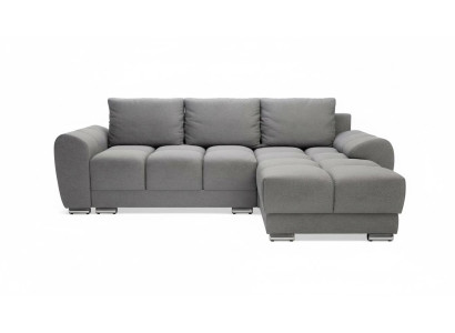 Bequeme Schlafsofa Couch mit Bettfunktion Sofa Polster Eckgarnitur Ecksofa