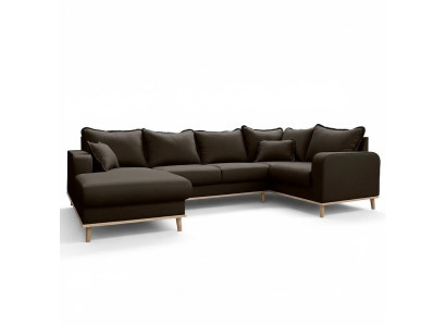 Ecksofa Sofa Couch Polster U-Form Wohnlandschaft Sitzgarnitur Sofas