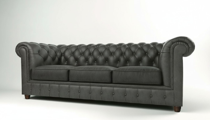 Dreisitzer Chesterfield 3 Sitzer Sofa Polster Couch Sitz Garnitur 3er Couchen