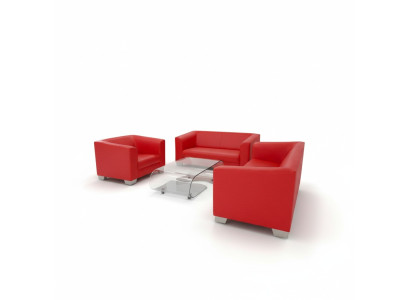 Sofagarnitur 3+2+1 Sitzer Set Design Sofas Polster Relax Leder Couchen