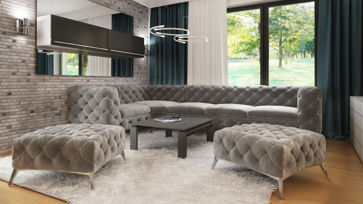 Chesterfield Design Ecksofa Sofa Couch Design Couchen Polster Eckgarnitur