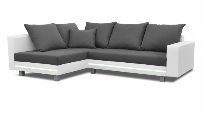 Ecksofa Wohnlandschaft Sofa Couch L Form Polster Couchen Leder Design