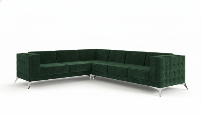 Stoff L-Form Couch Wohnlandschaft Ecksofa Garnitur Design Modern Sofa Modern Neu