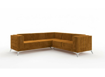 Ecksofa Wohnlandschaft Design Sofa Couch Polster Sitz Garnitur Textil