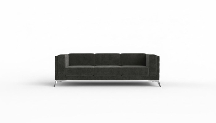 Chesterfield Ecksofa L-Form Stoff Couch Design Polster Sitz Textil Sofa Eck Neu