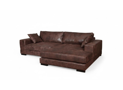 Big Sofa Couch Ecksofa Vintage xxl Polster Eck Garnitur Wohnlandschaft