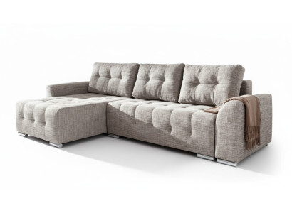 Sofa L-Form Ledersofa Couch Wohnlandschaft Garnitur Design Modern Sofa Ecksofa