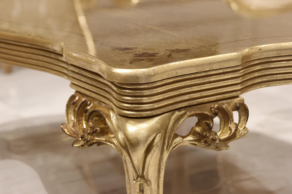Couchtisch Wohnzimmertisch Gold Luxus Couchtische Beistelltisch Sofatisch Neu