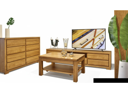 Beistell Tisch Couchtisch Echtes Holz Massive Möbel Eiche 120x80cm Neu Tische