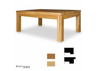 Beistell Tisch Couchtisch Echtes Holz Massive Möbel Eiche 100x70 cm Neu Tische