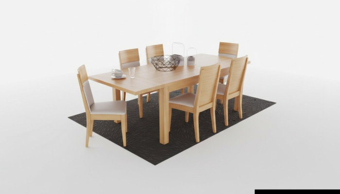 Esstisch Holz Tische Wohn Ess Zimmer Tisch Massivholz 120x90cm Esstische Massiv