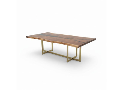 Flusstisch Esstisch River Table Massiv Tische 240x100 Epoxidharz Meer